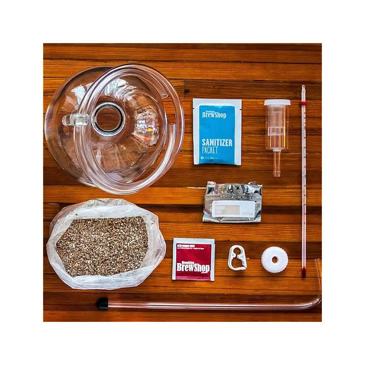 Un kit para preparar cerveza en casa