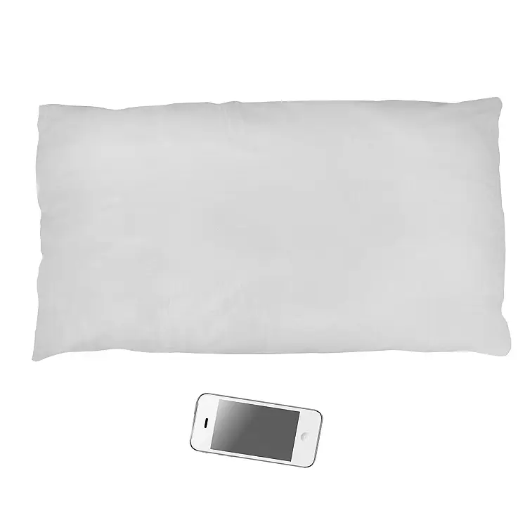 Una almohada con altavoz que se conecta vía Bluetooth