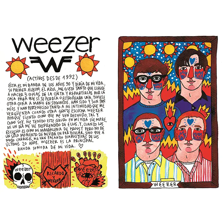 Weezer no podía faltar en esta historia