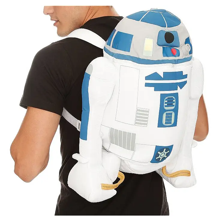 La mochila R2D2  llevará tus cosas con lealtad y valentía