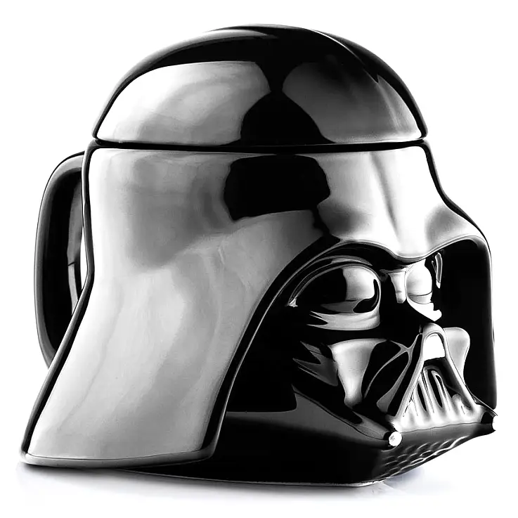 Toda la fuerza del café en la taza Darth Vader