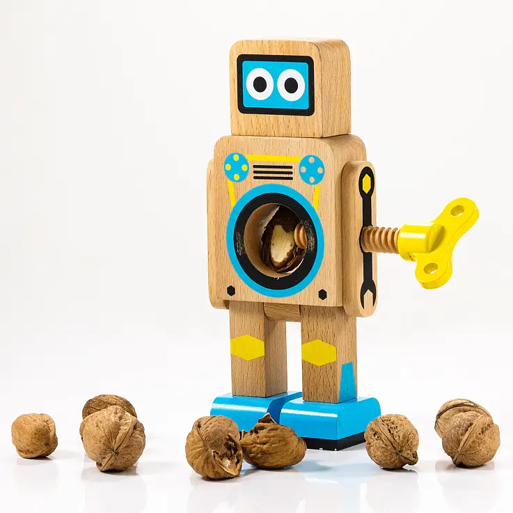 También disponible en madera natural