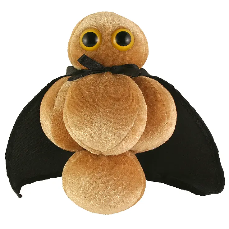 Peluche de una bacteria MRSA