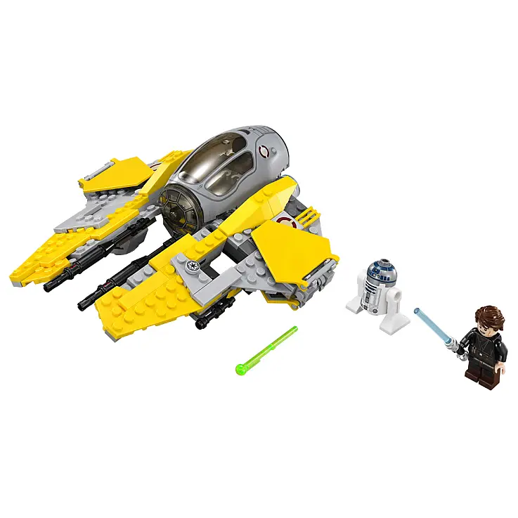 El Jedi Interceptor en su versión de LEGO Star Wars