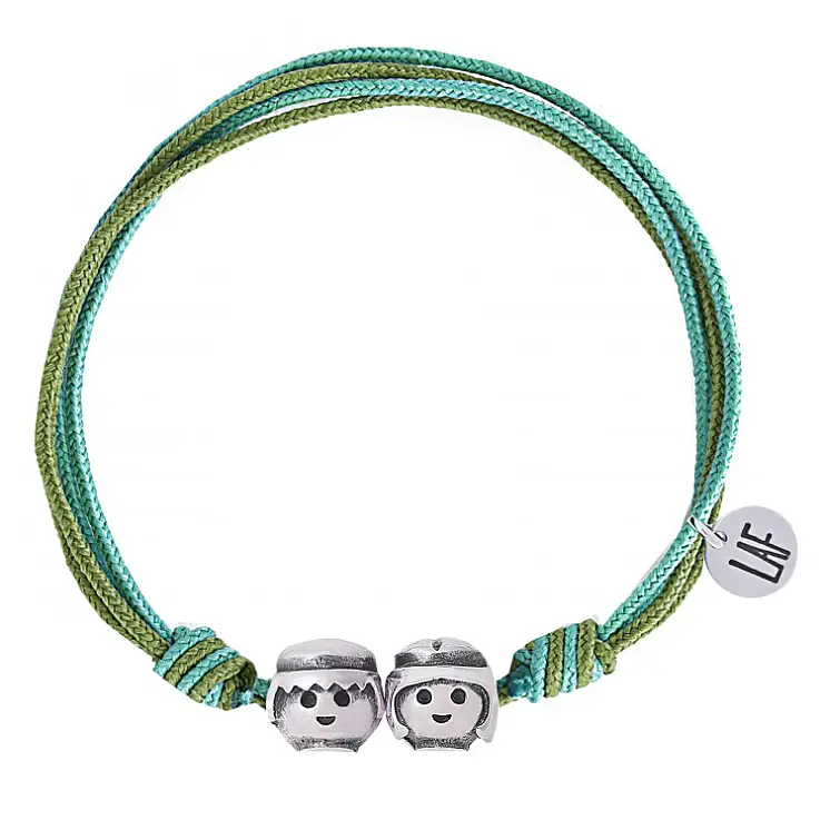 Las cuentas están bañadas en plata de ley