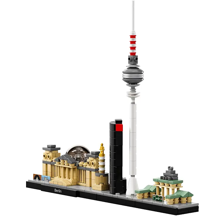 Incluye tres secciones del Muro de Berlín