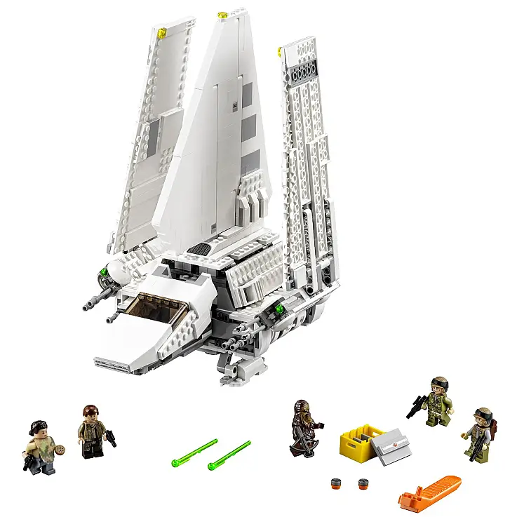 El modelo de LEGO Star Wars de la Imperial Shuttle Tydirium