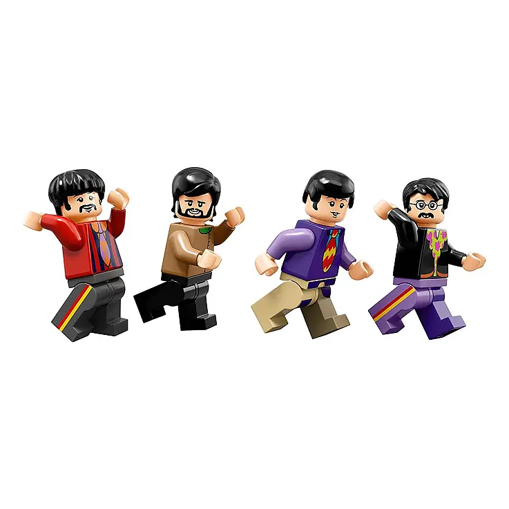 Incluye las minifiguras de The Beatles
