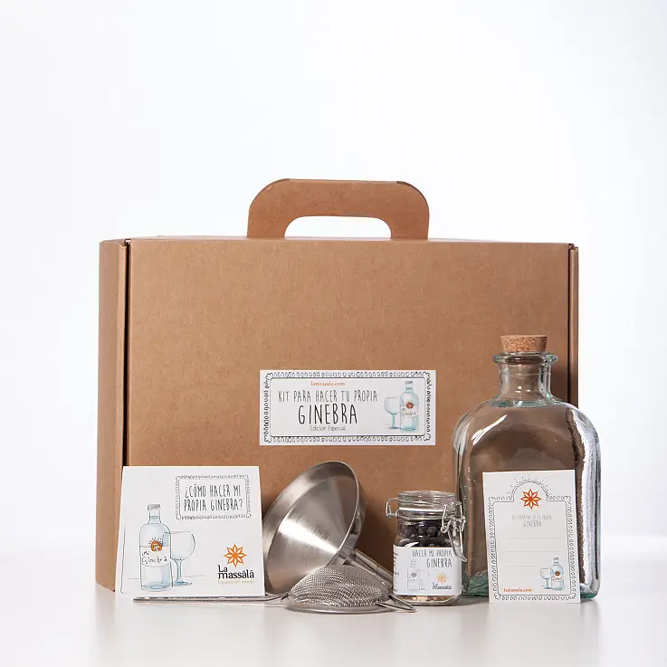 Disfruta de ginebra casera