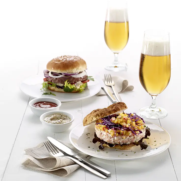 Hamburguesas gourmet con ingredientes 100% naturales