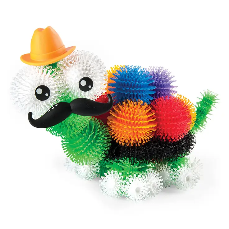 Incluye 36 accesorios: ojos, bocas, bigotes...