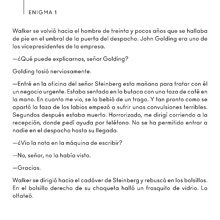 Reúne enigmas muy variados