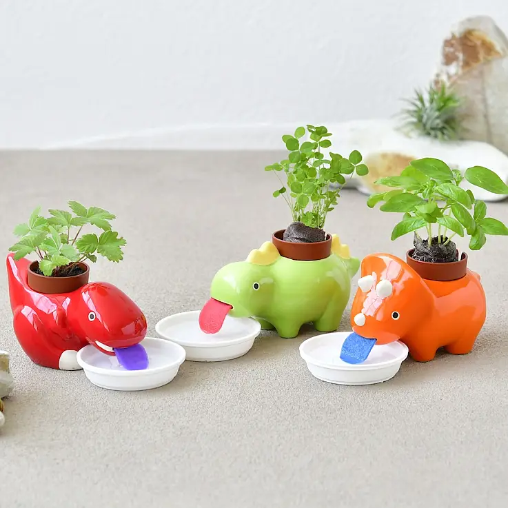 Unas adorables macetas con autorriego