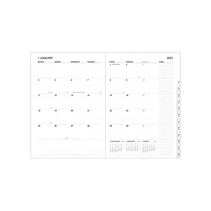 Con plannings mensuales