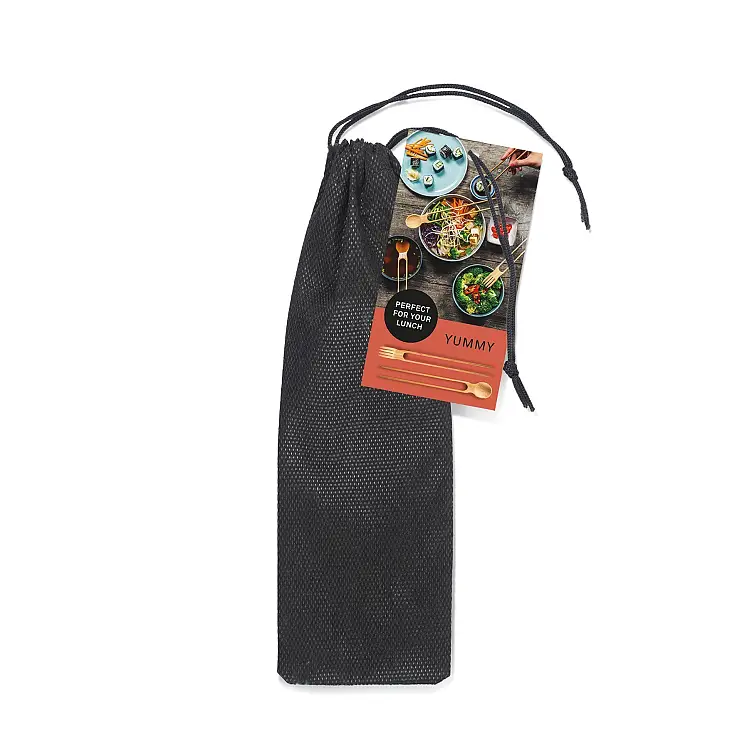 Embalados en una bolsita de tejido de rejilla