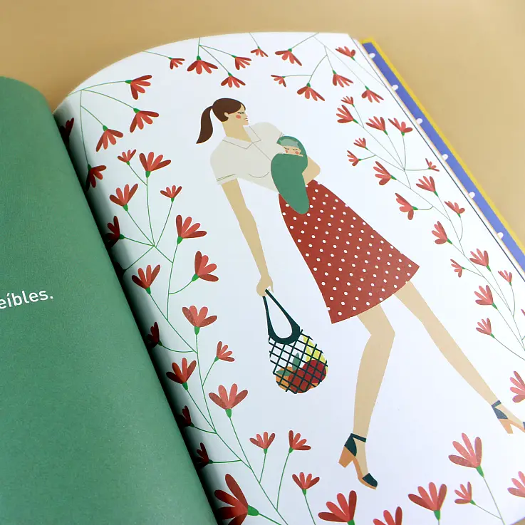 Un libro con preciosas ilustraciones 