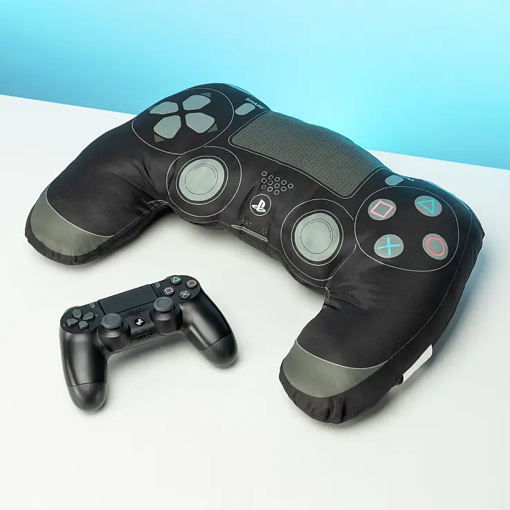 Cojín PlayStation con forma de mando