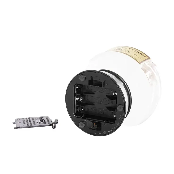 Es inalámbrica y funciona con pilas