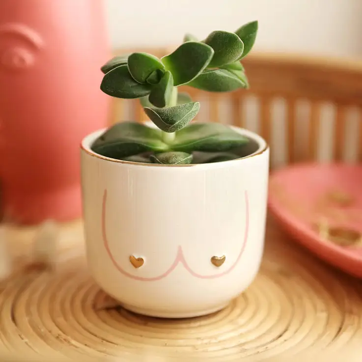 Mini maceta original Girl Power