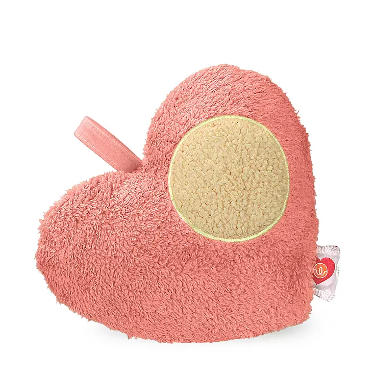 Sincroniza los latidos de tu corazón con los del peluche.