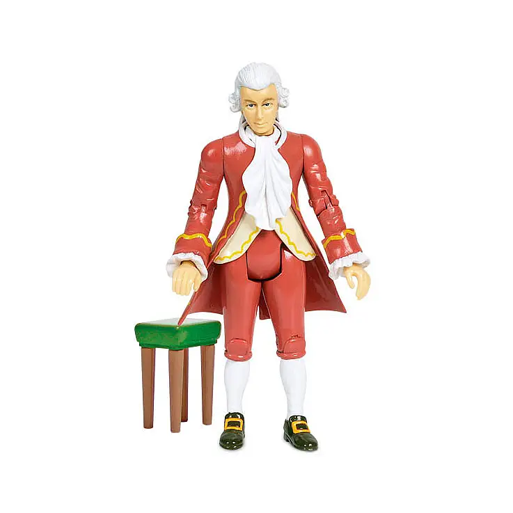 Muñeco con brazos y piernas articulados de Mozart.