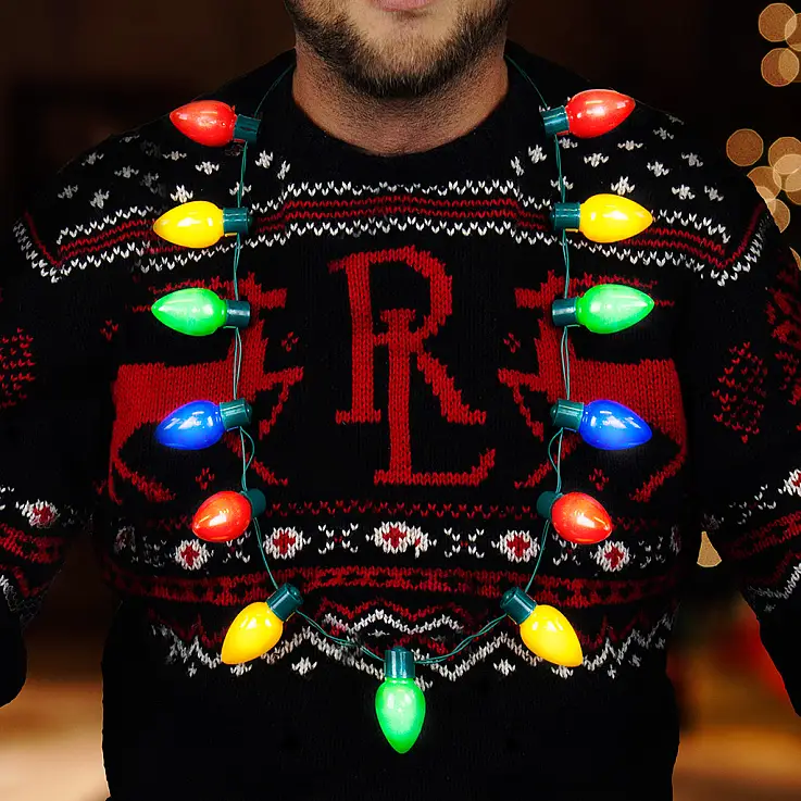 Collar de luces de navidad