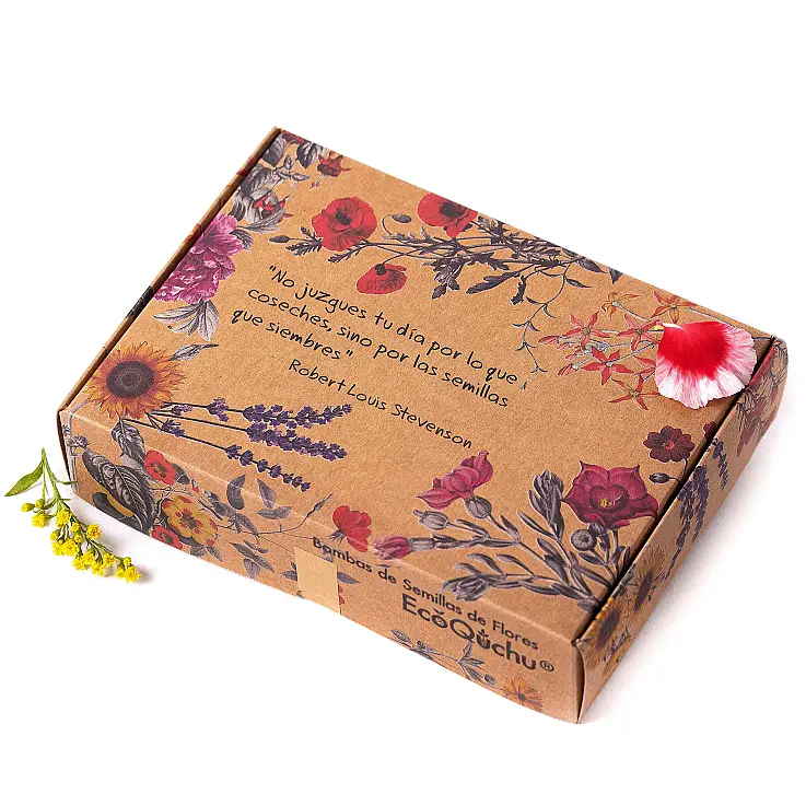 Presentado en una bonita caja ilustrada con mensaje