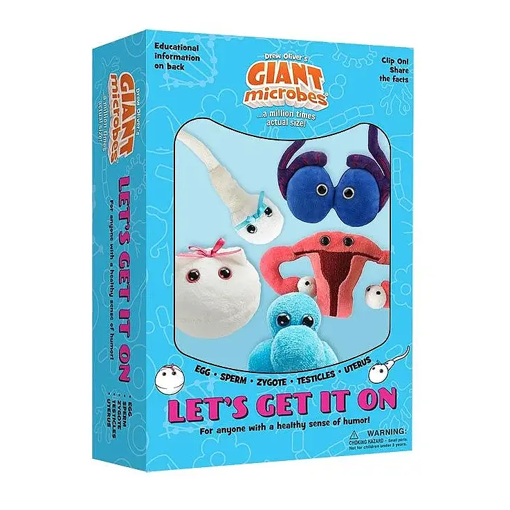 Caja de peluches de la reproducción humana