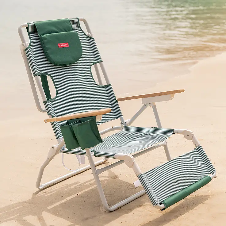 Estampado de rayas color verde