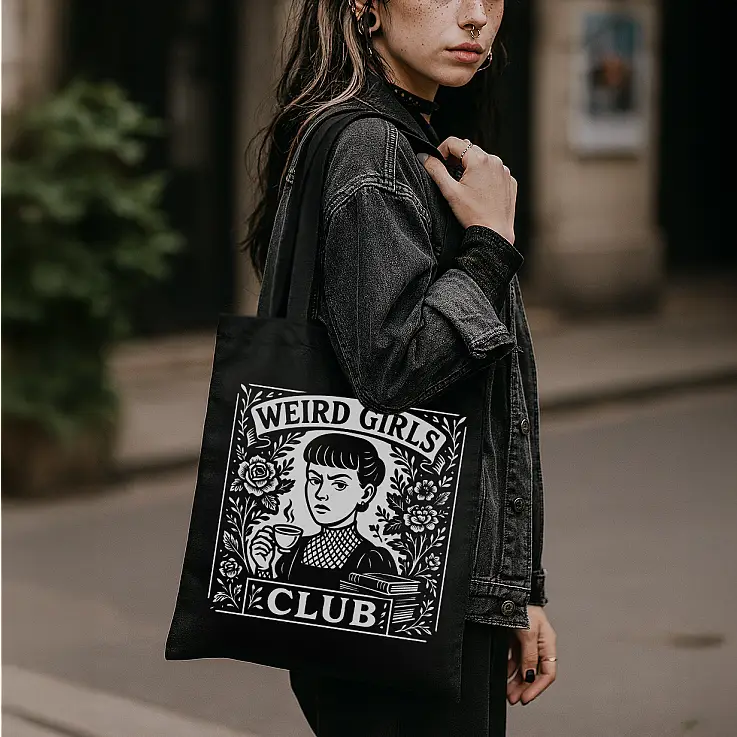 Tote bag Weird Girls Club