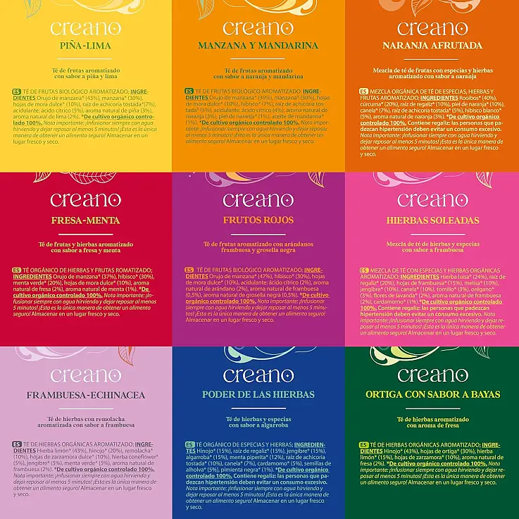 100% orgánicos
