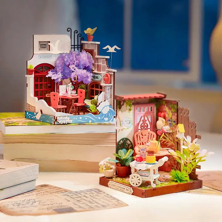 Kit para montar una casita en miniatura