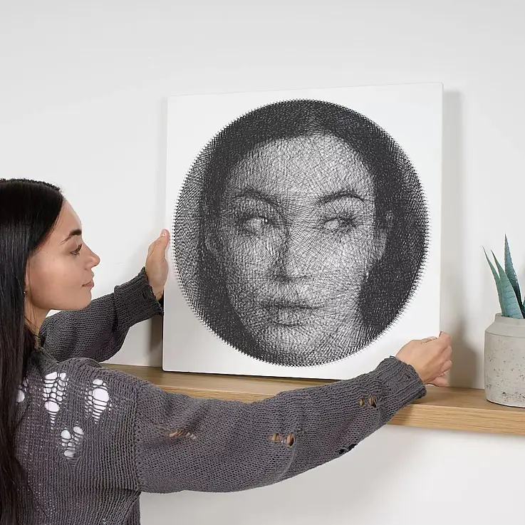 Let’s String: kit para hacer un cuadro con hilos personalizado