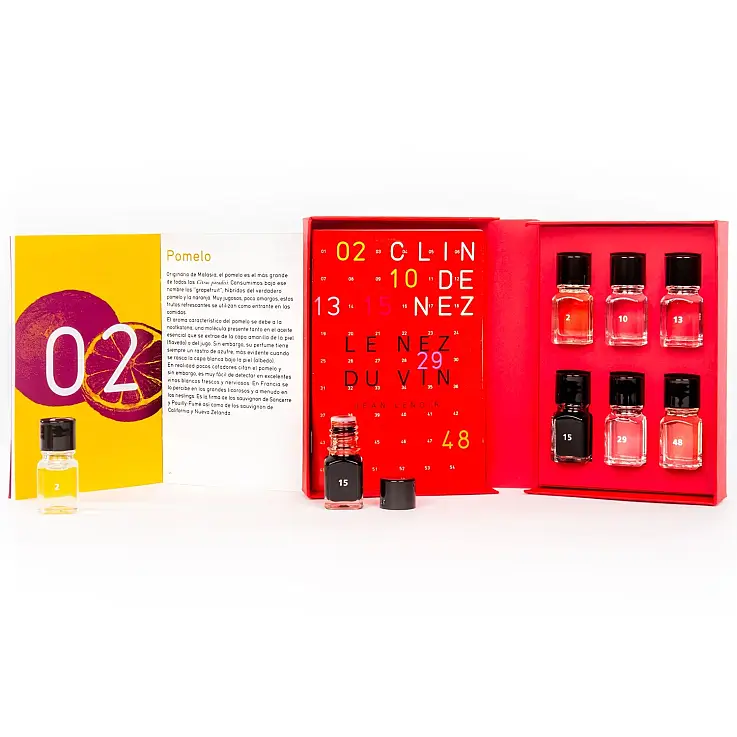 Kit 6 aromas del vino para entrenar el olfato