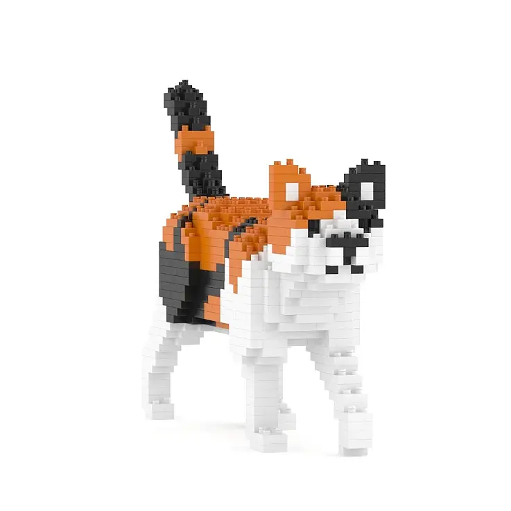 Bloques de construcción para crear un mini gato