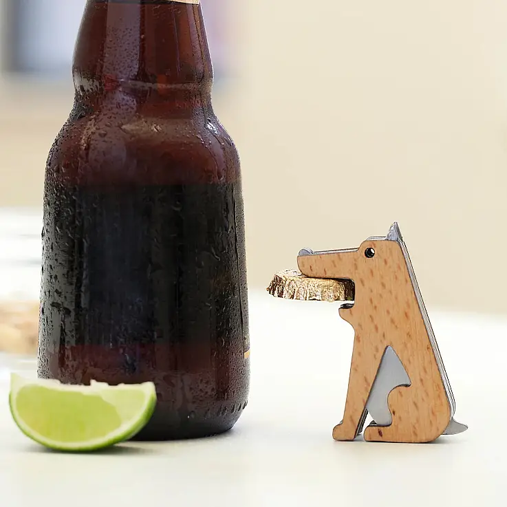 Abrebotellas en forma de perro