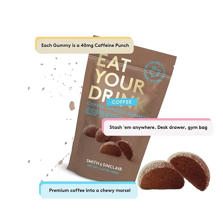 La bolsita incluye 160 g de gominolas