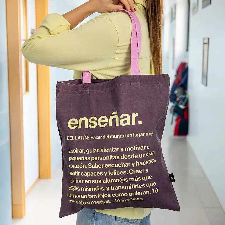 Tote bag para profesores: Enseñar