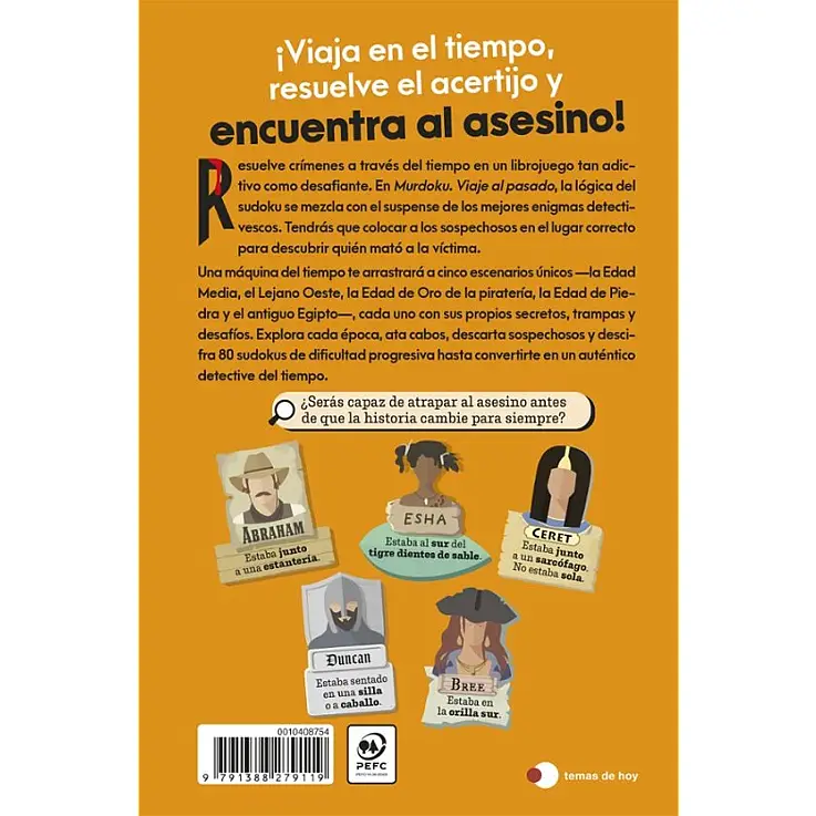 Libro con 80 casos de lógica y asesinatos para resolver