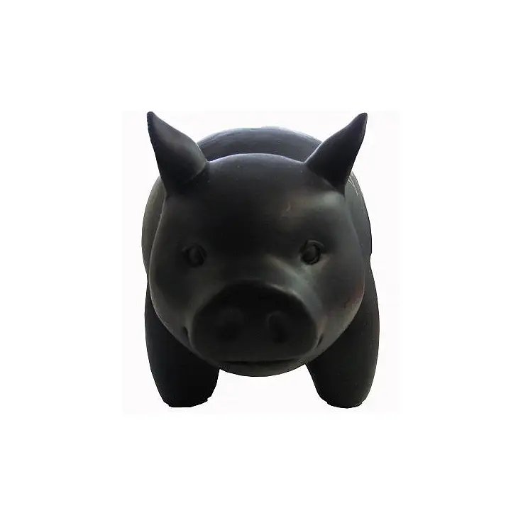 Vista frontal del Cerdo Capitalista