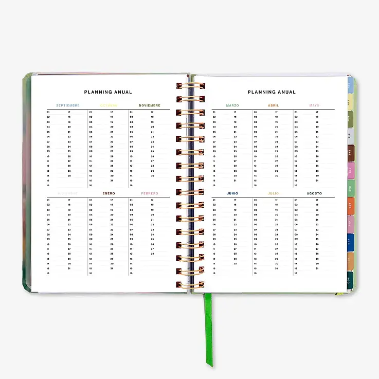 Planificadores anuales para tener a mano las fechas importantes