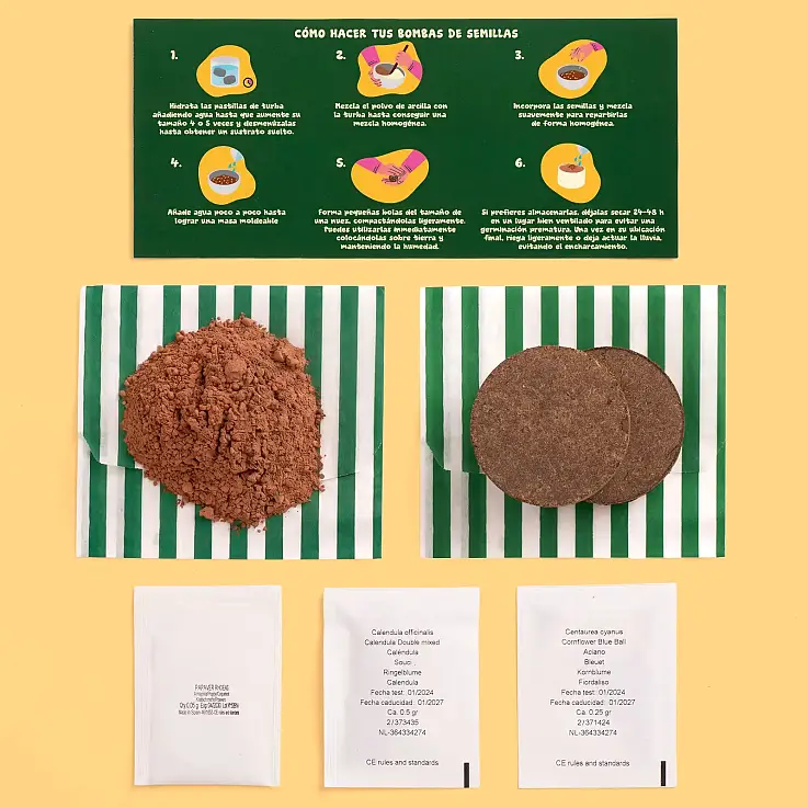 Kit completo, listo para usar sin materiales adicionales