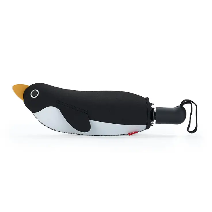 Funda de neopreno con forma de pingüino