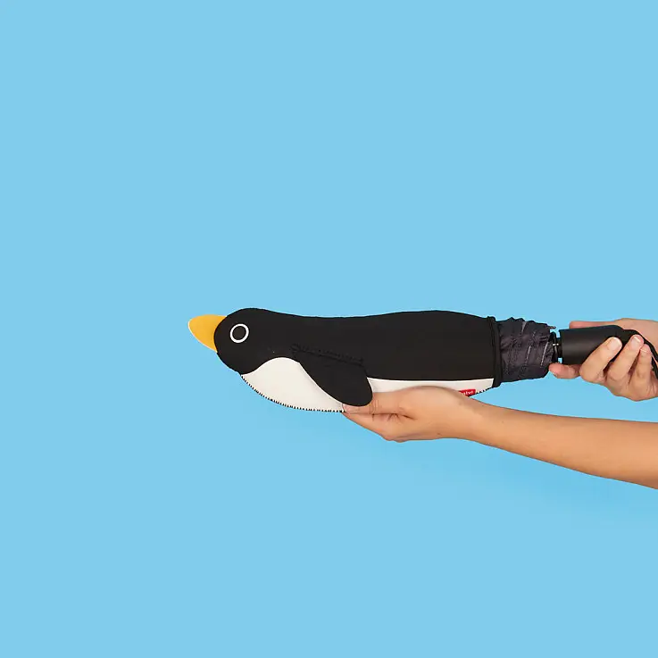Apertura automática y diseño de pingüino