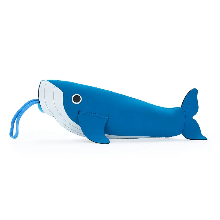 Funda de neopreno con forma de ballena