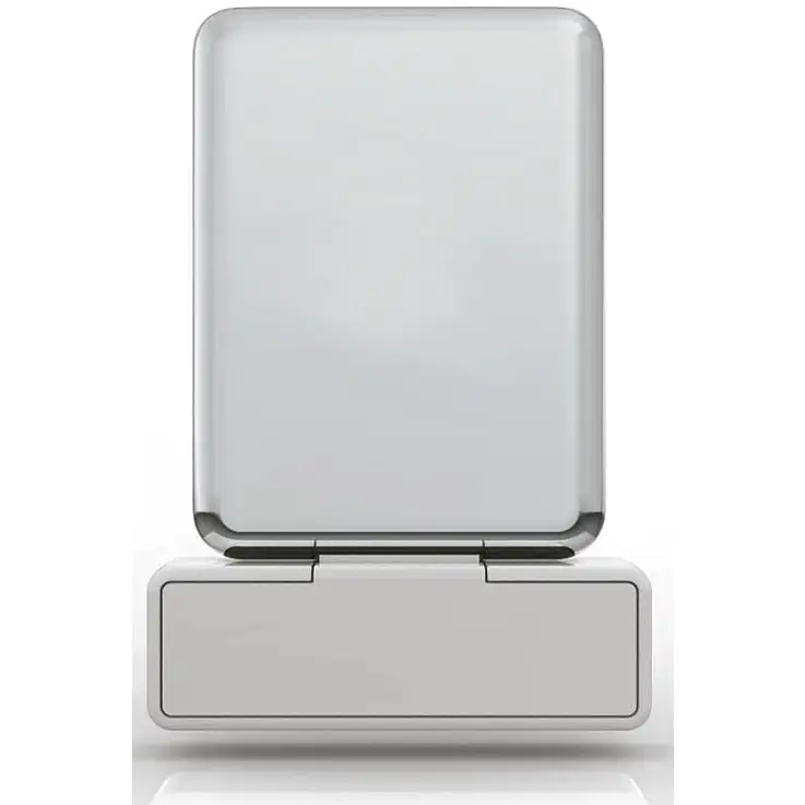 Así se ven por detrás el iPod y el altavoz