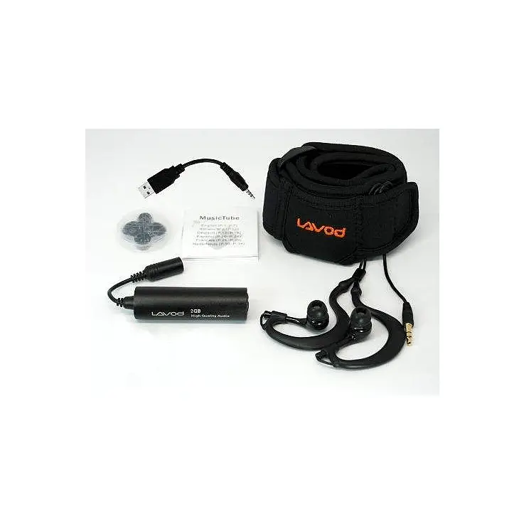 El kit también incluye brazalete, adaptadores para los auriculares y manual