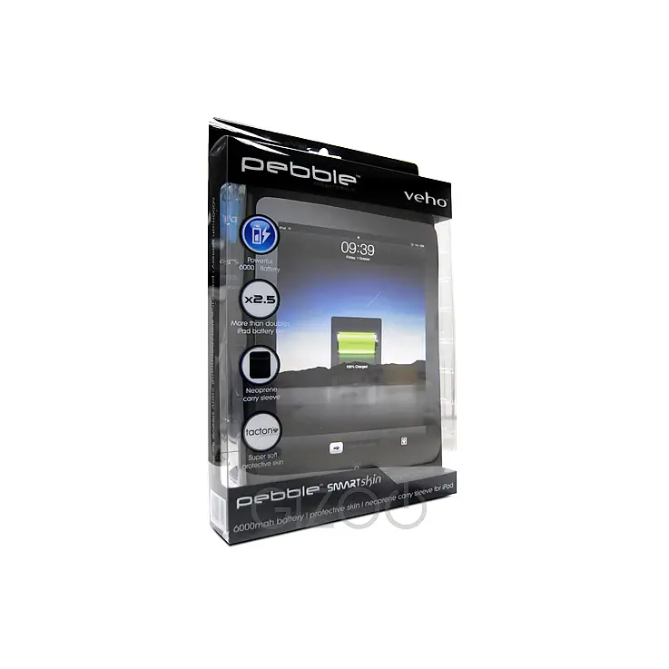 Packaging del Veho Pebble para iPad