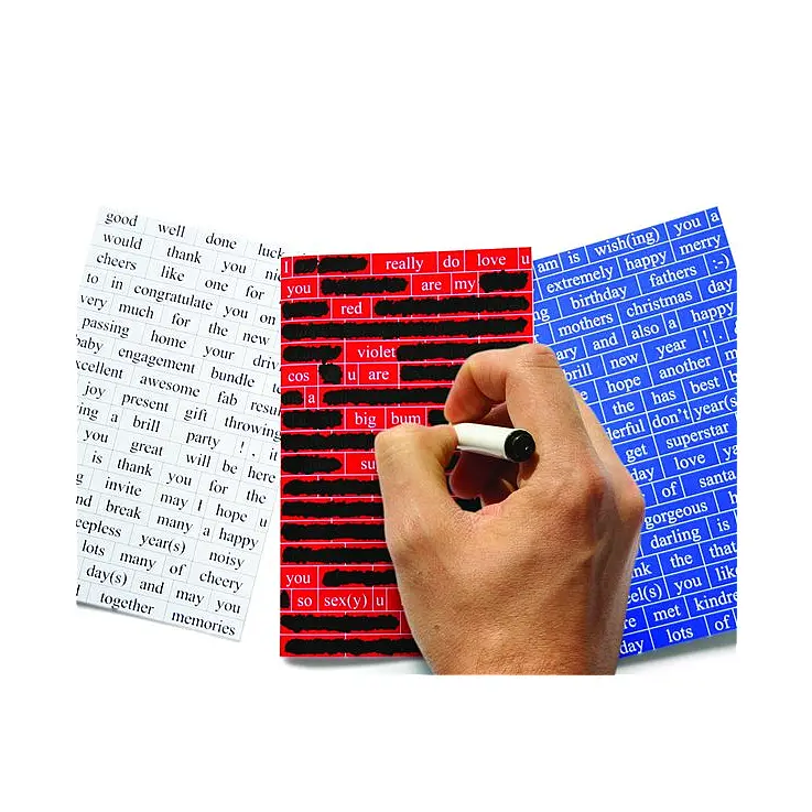 Elige bien las palabras que quieres conservar