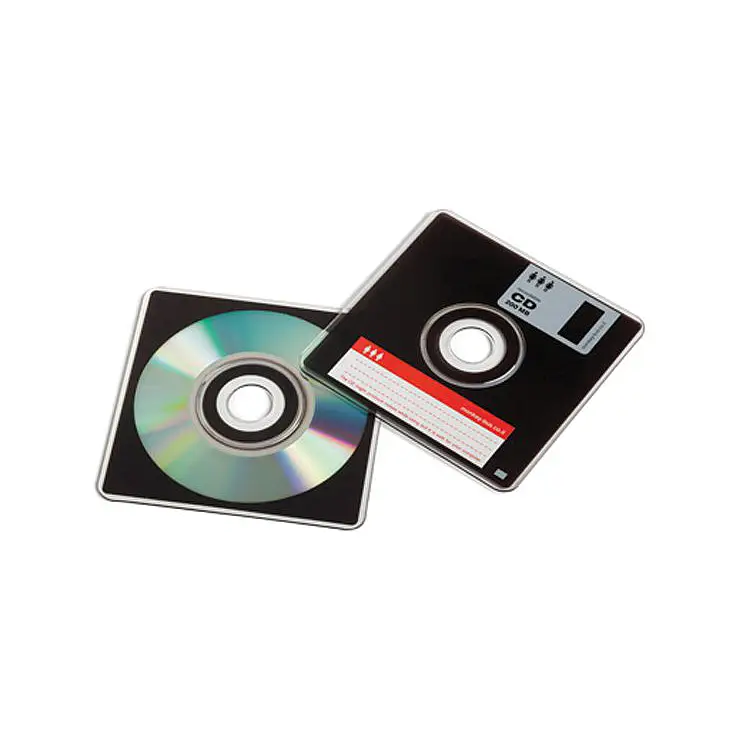 ¿A que nunca habías visto unos CDs cuadrados?
